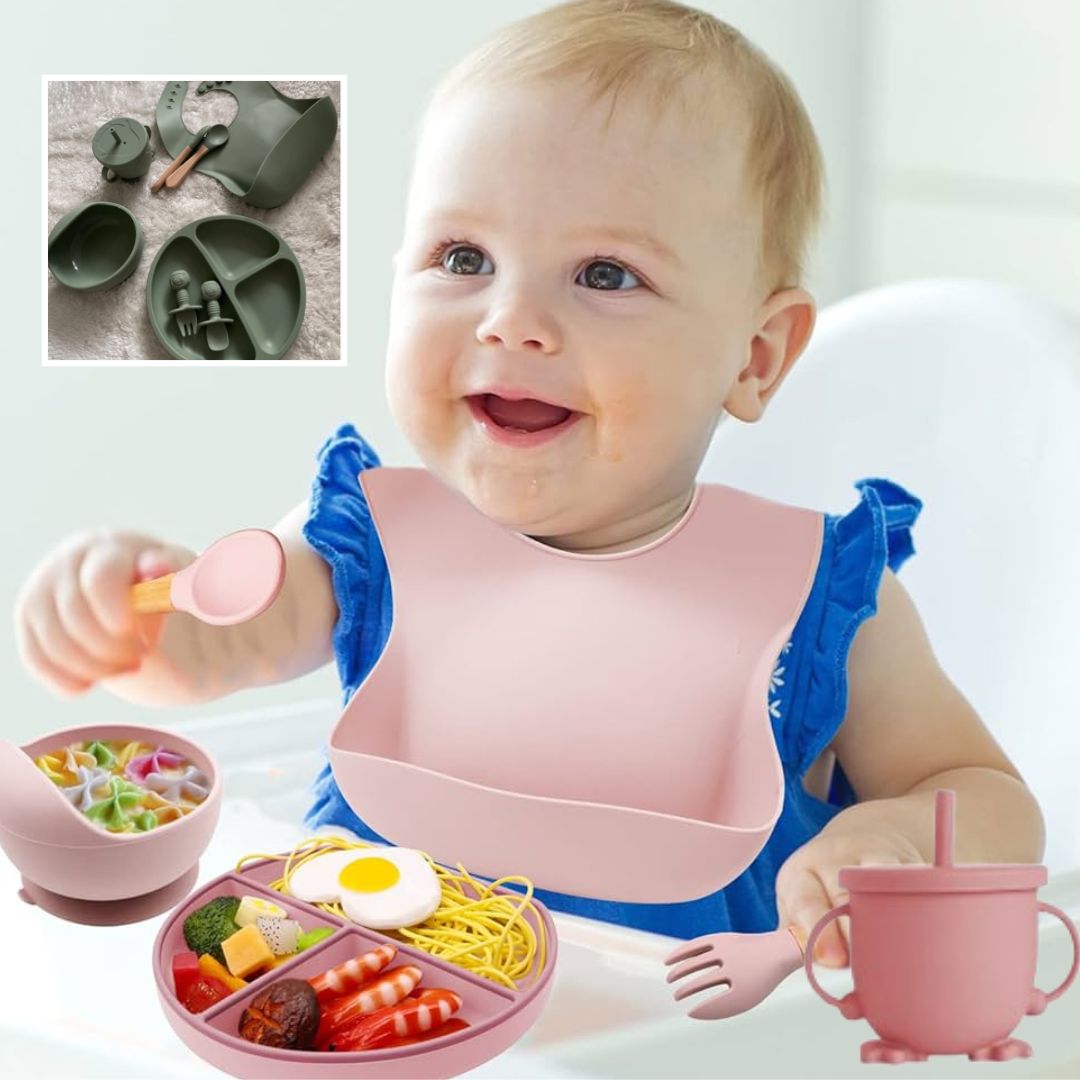 Kid'sMeal™ | Ensemble Vaisselles En Silicone
